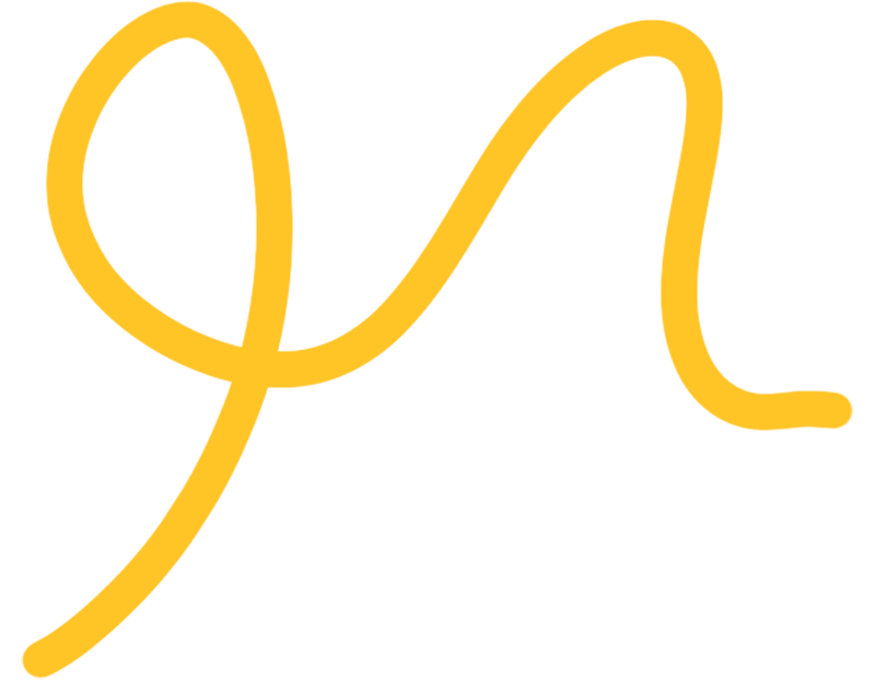 yellow graphic swirl
