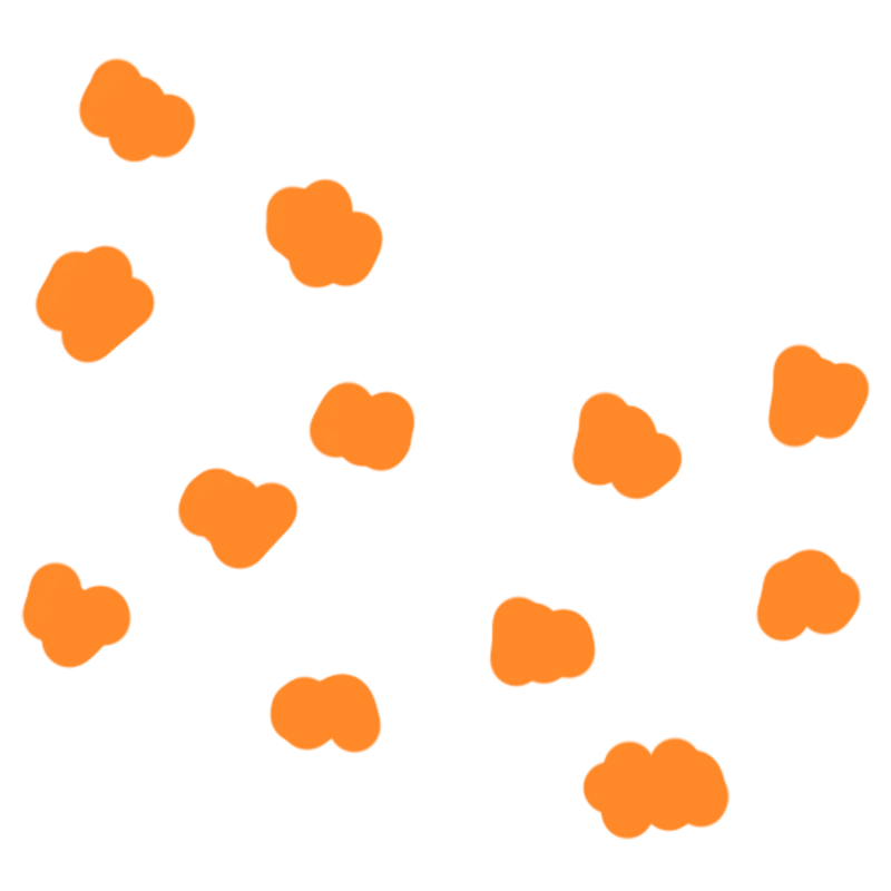 graphic orange dots