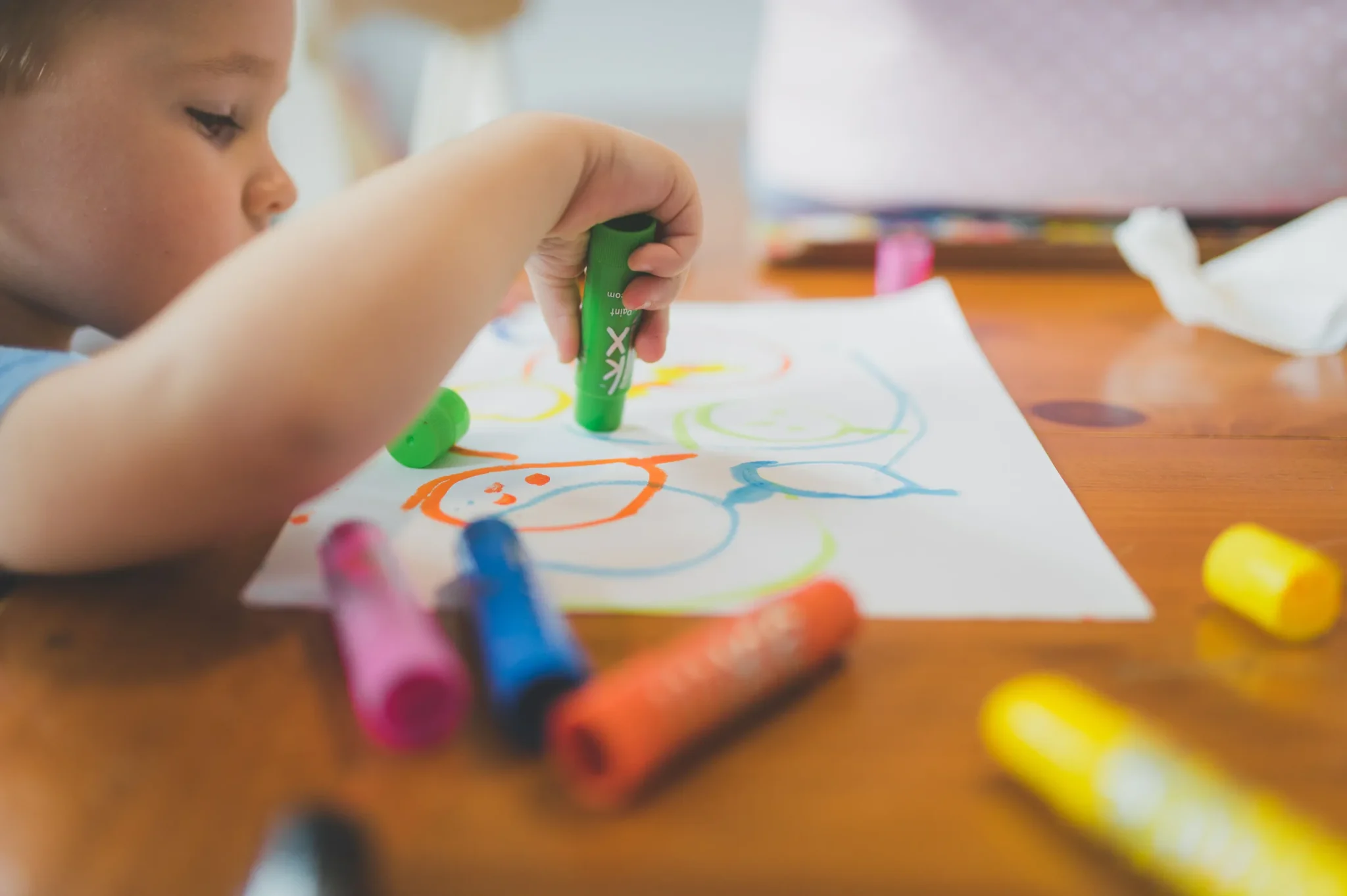 A child drawing