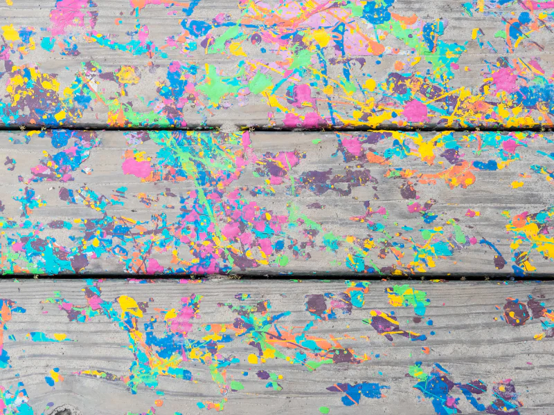 paint splatters