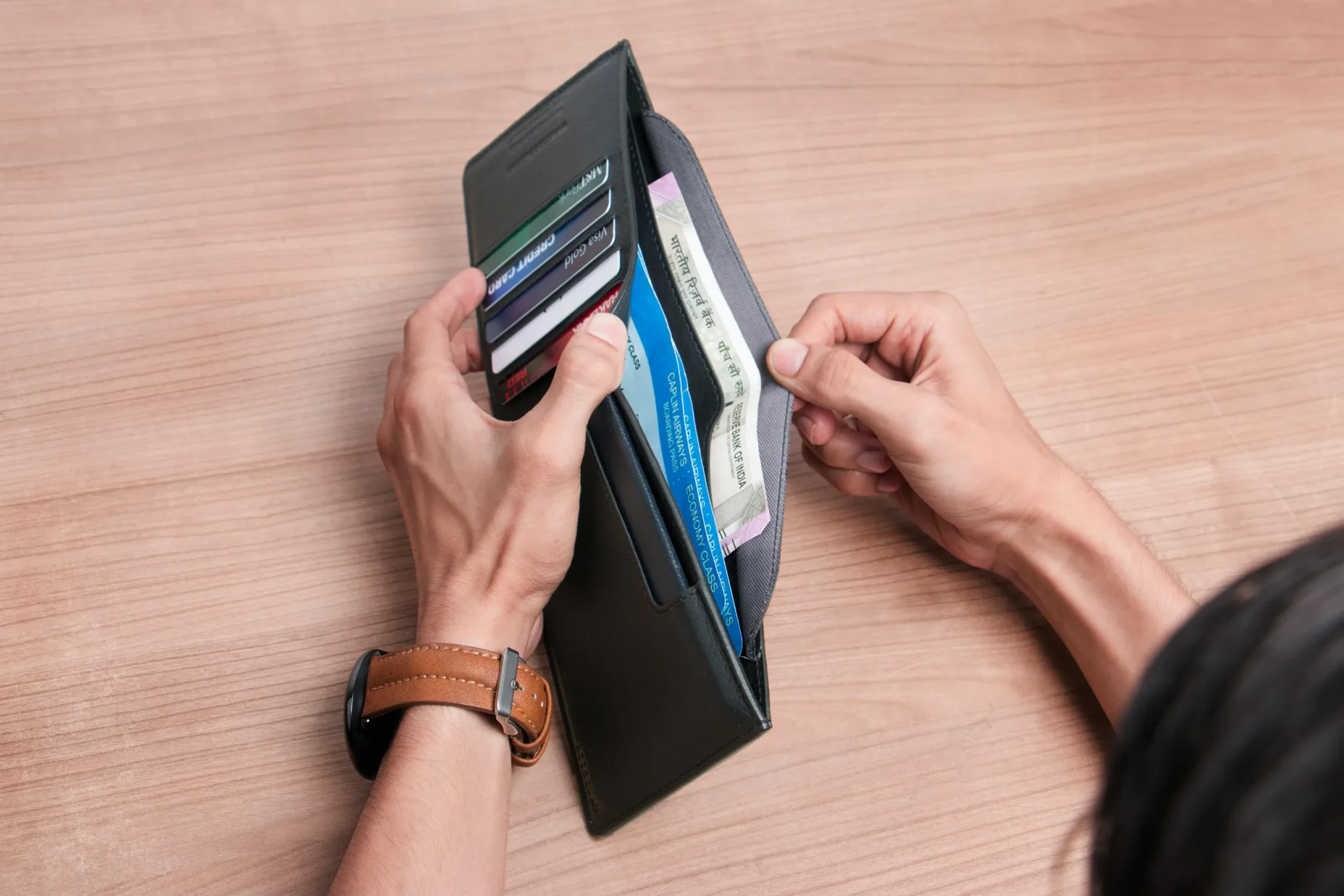Opening wallet