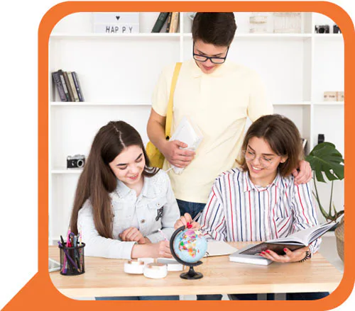 Students Sitting on the Chair Looking Books Great Home School Convensions