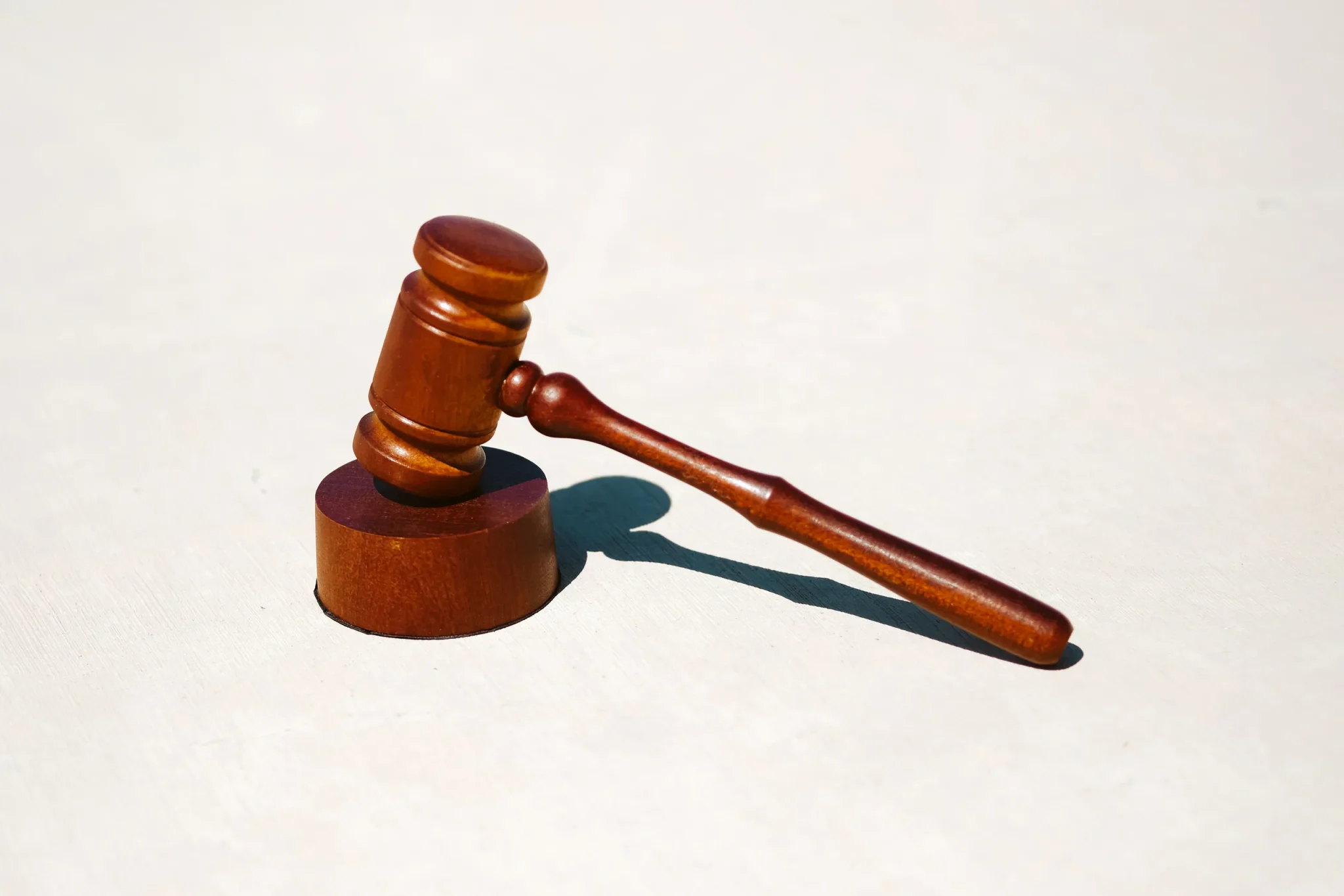 A gavel and a mallet