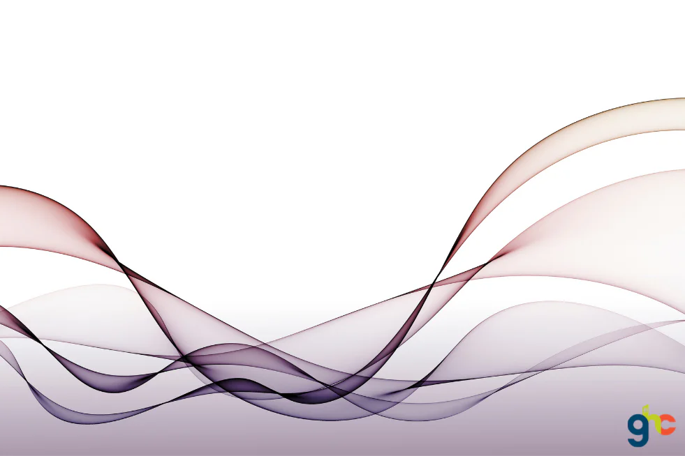 flowing purple and red graphic
